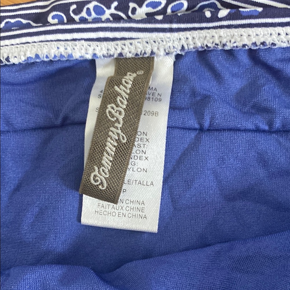 Tommy Bahama Blue Patterned Bikini Swimsuit Woman Small - Picture 6 of 11